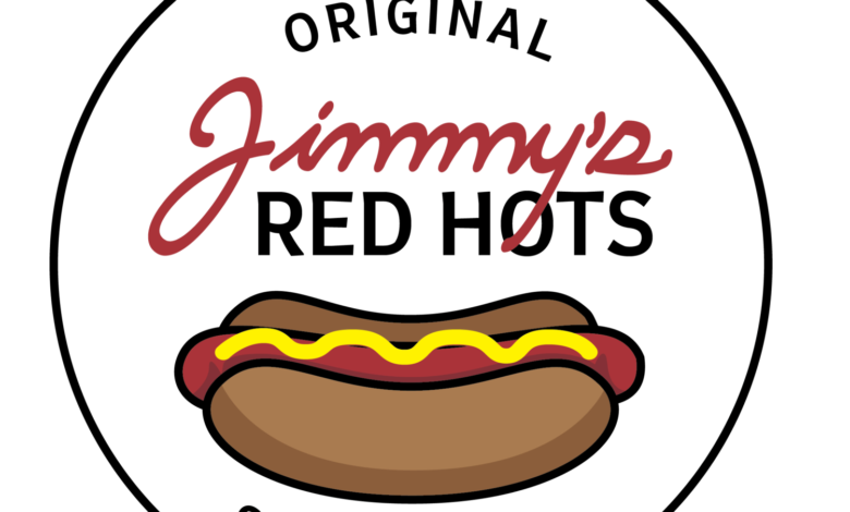 Jimmys Red Hots menu